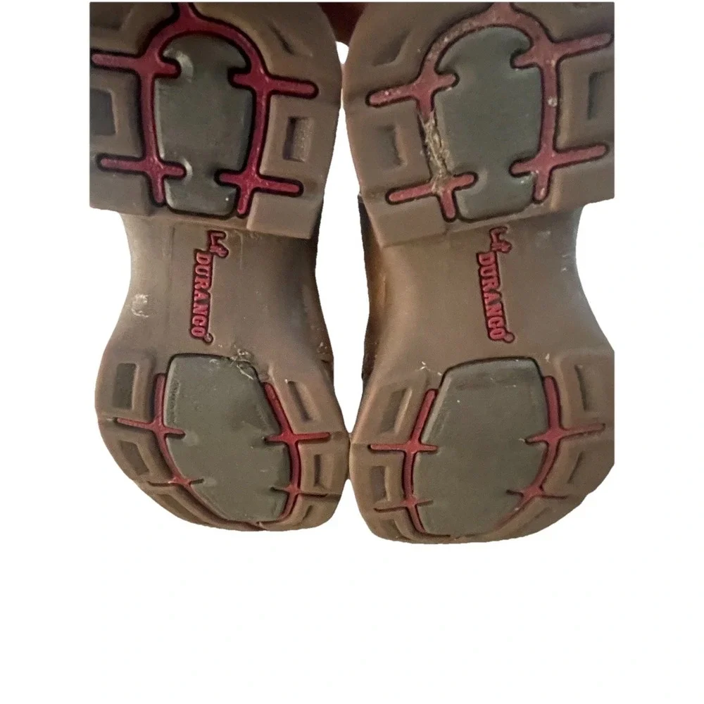 Durango Lil' Rebel Lacey Kids Western Boots Brown Pink Girls 9M